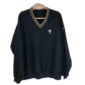 Ashworth Golf Pullover Long Sleeve Shirt Blue Men Size Large